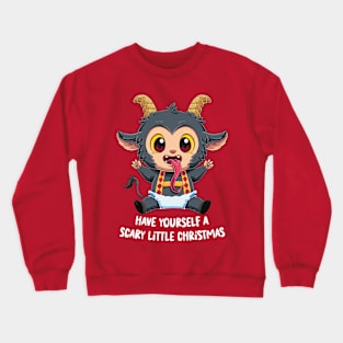 Cheeky Krampus Holiday Greetings Crewneck Sweatshirt